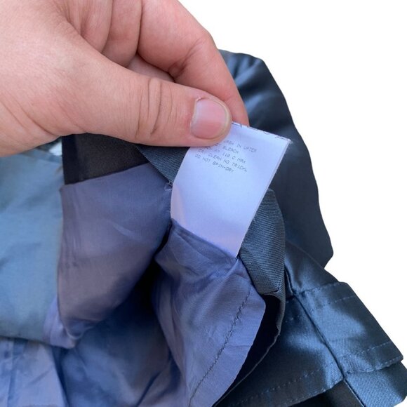 RARE 2007 Silk Cropped Burberry Jacket Size 6 Blue - Picture 15 of 16